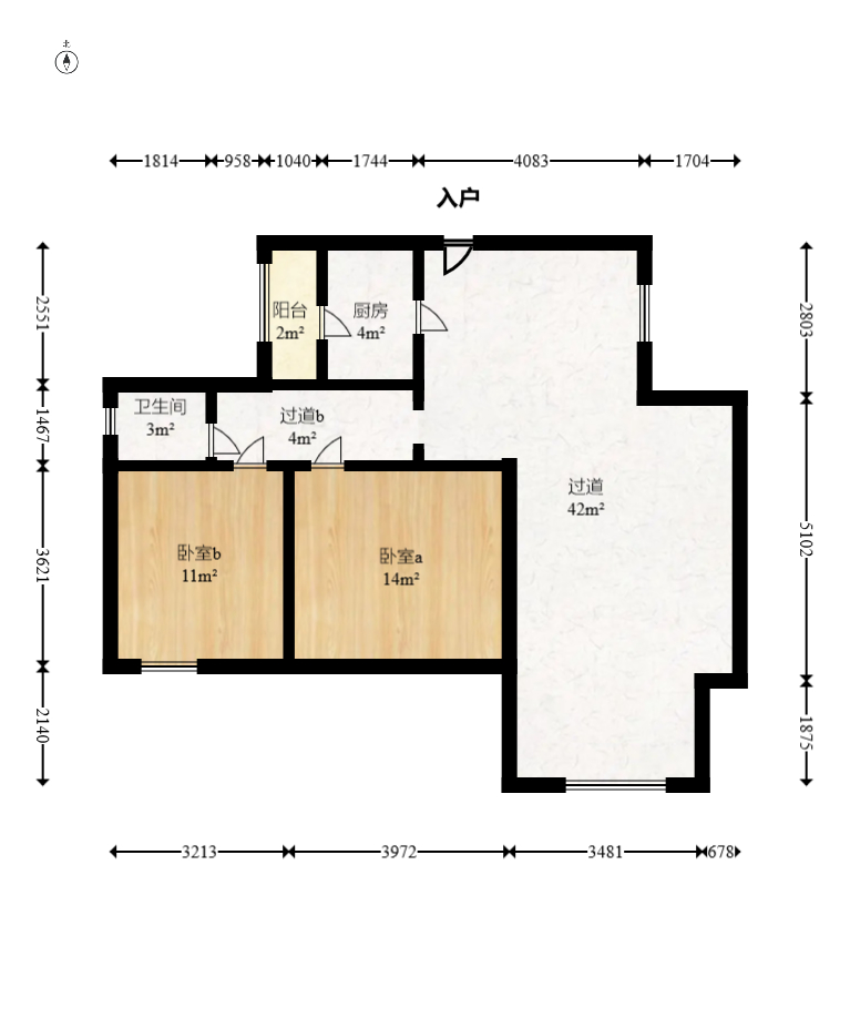 和美星城 2室2厅1卫 2000.0元/月 和美星城 2室2厅1卫 2000.0元/月户型图