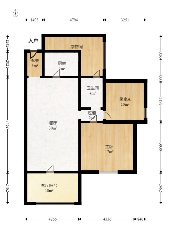 莱茵城  2室2厅1卫    1900.0元/月 莱茵城  2室2厅1卫    1900.0元/月户型图