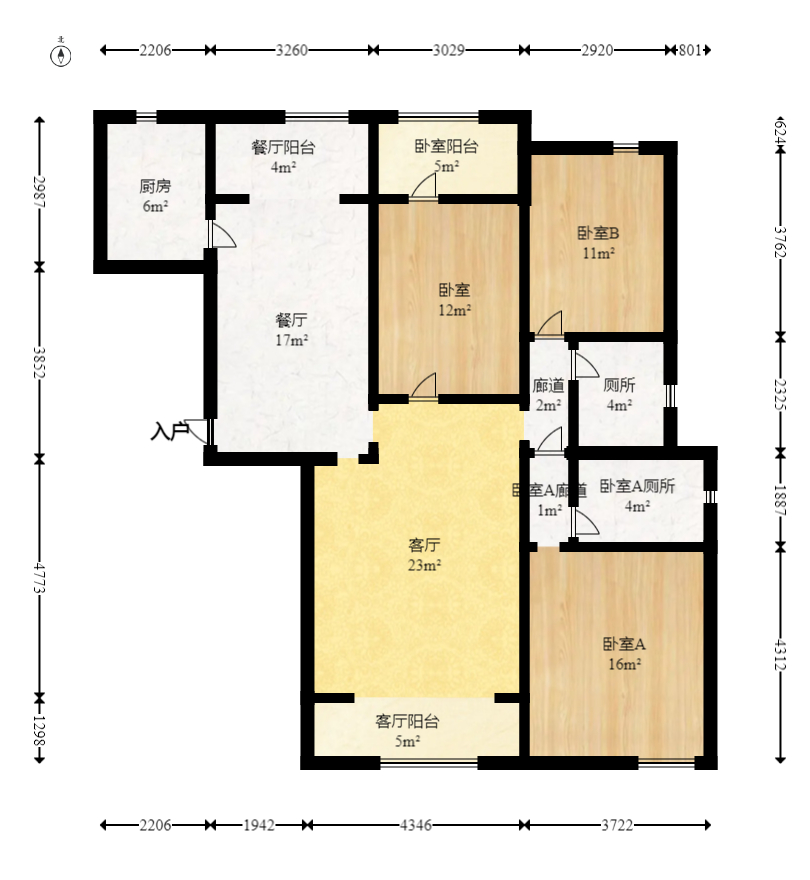 中建麓山和苑室內(nèi)圖2