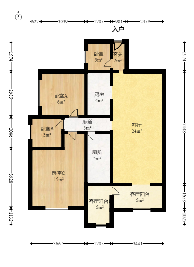 中建麓山和苑室內(nèi)圖2