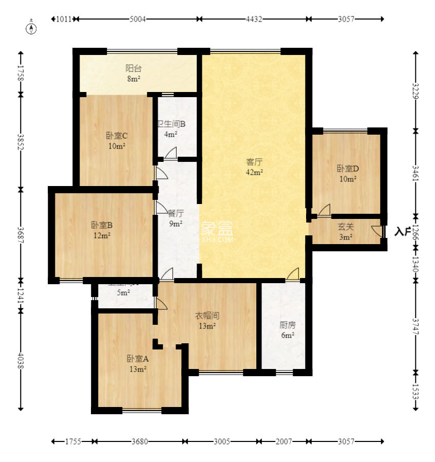 悦湖山  4室2厅2卫    143.9万