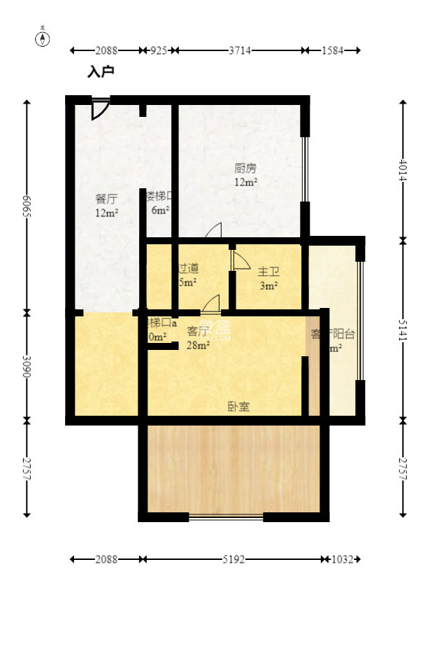 楚天家園  4室2廳2衛(wèi)   86.00萬