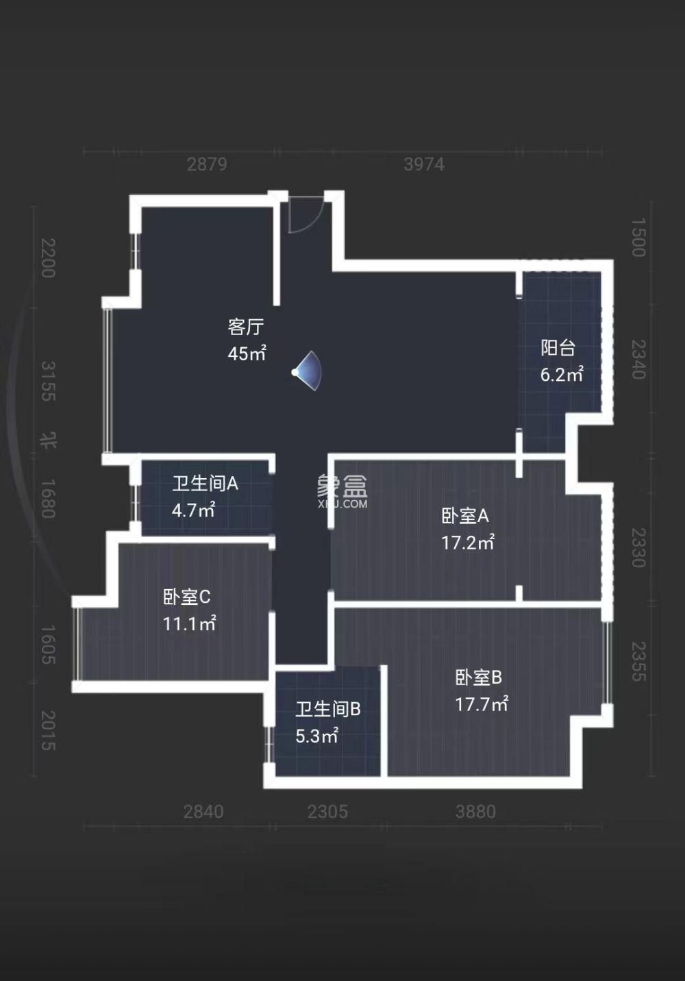 学府华庭  3室2厅2卫   49.80万
