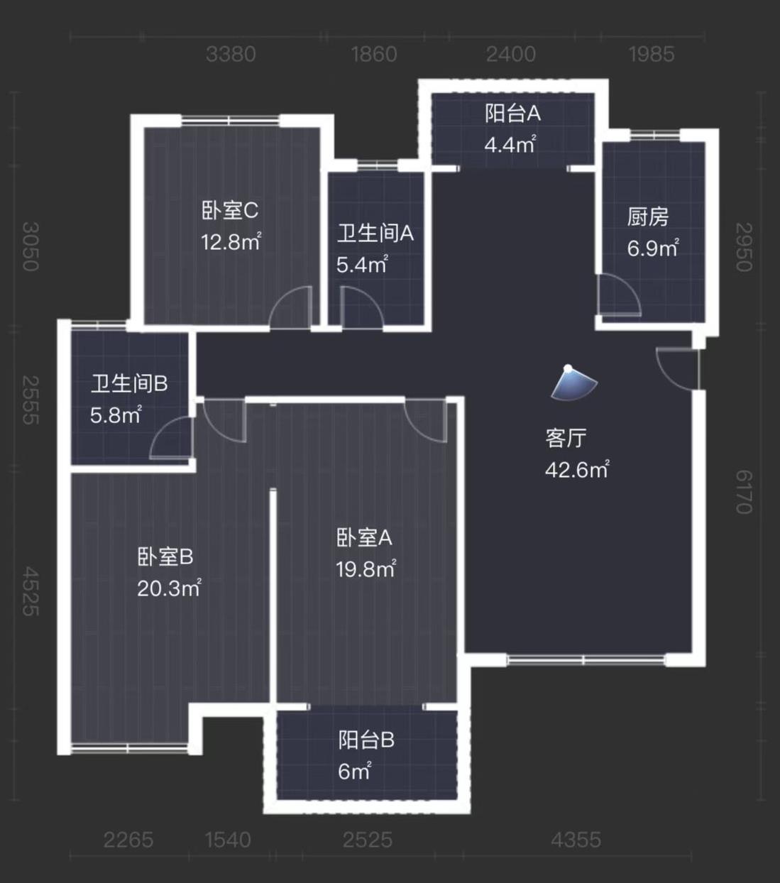 颐景园  4室2厅2卫   80.00万