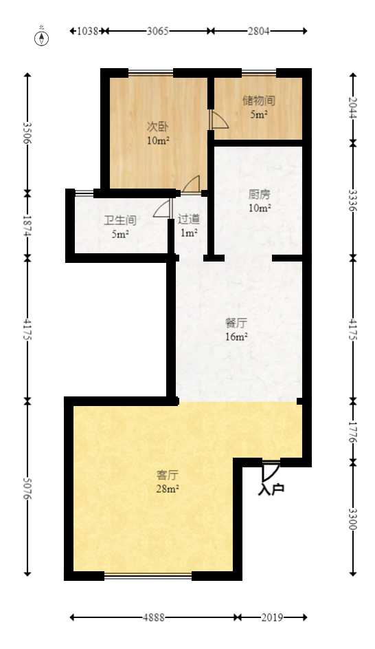 山与墅  5室3厅3卫   356.00万室内图1