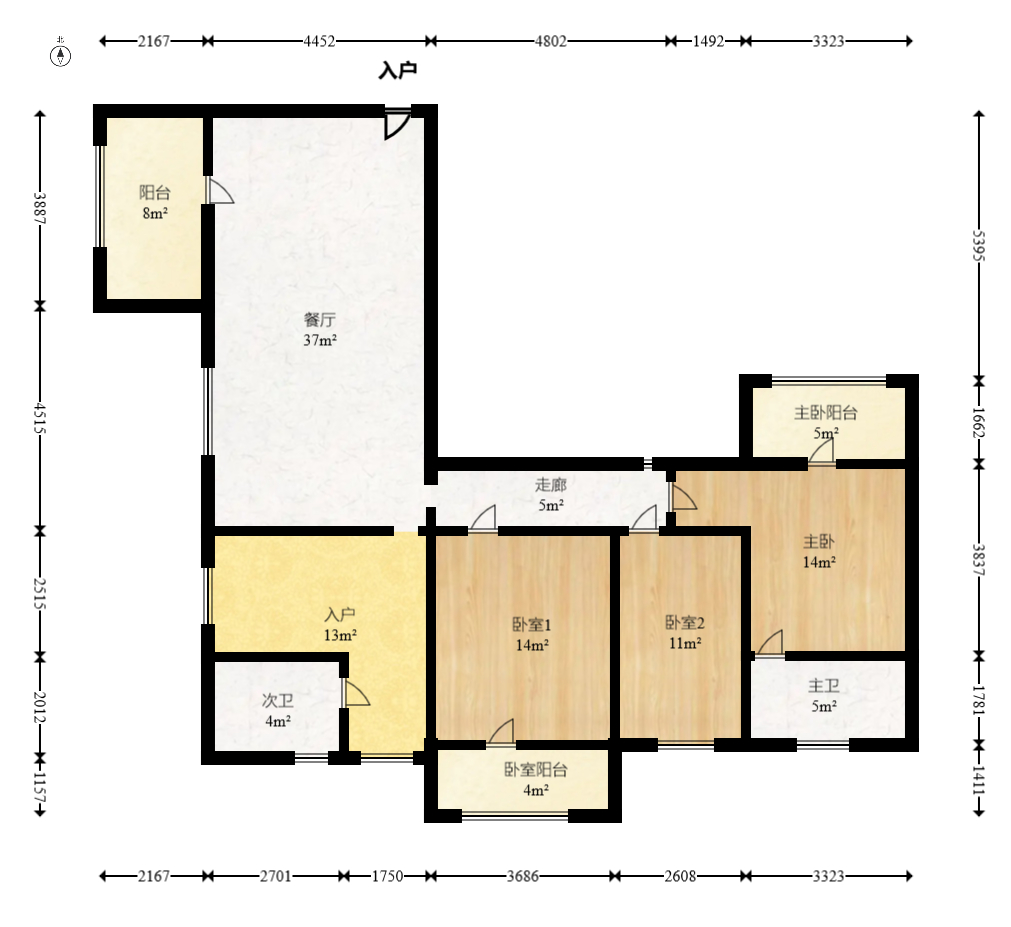 警苑星城 4室2厅2卫 79.80万 警苑星城 4室2厅2卫 79.80万户型图