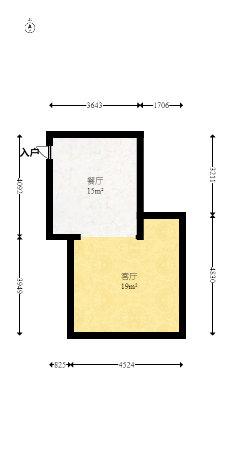 鑫科明珠  4室2厅2卫   168.00万室内图1