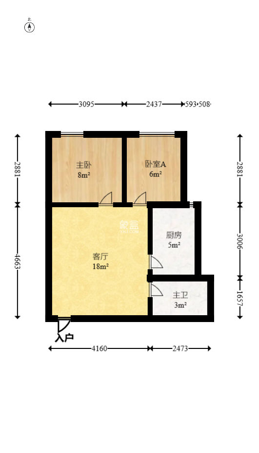歐亞達(dá)國際廣場  2室1廳1衛(wèi)   45.00萬