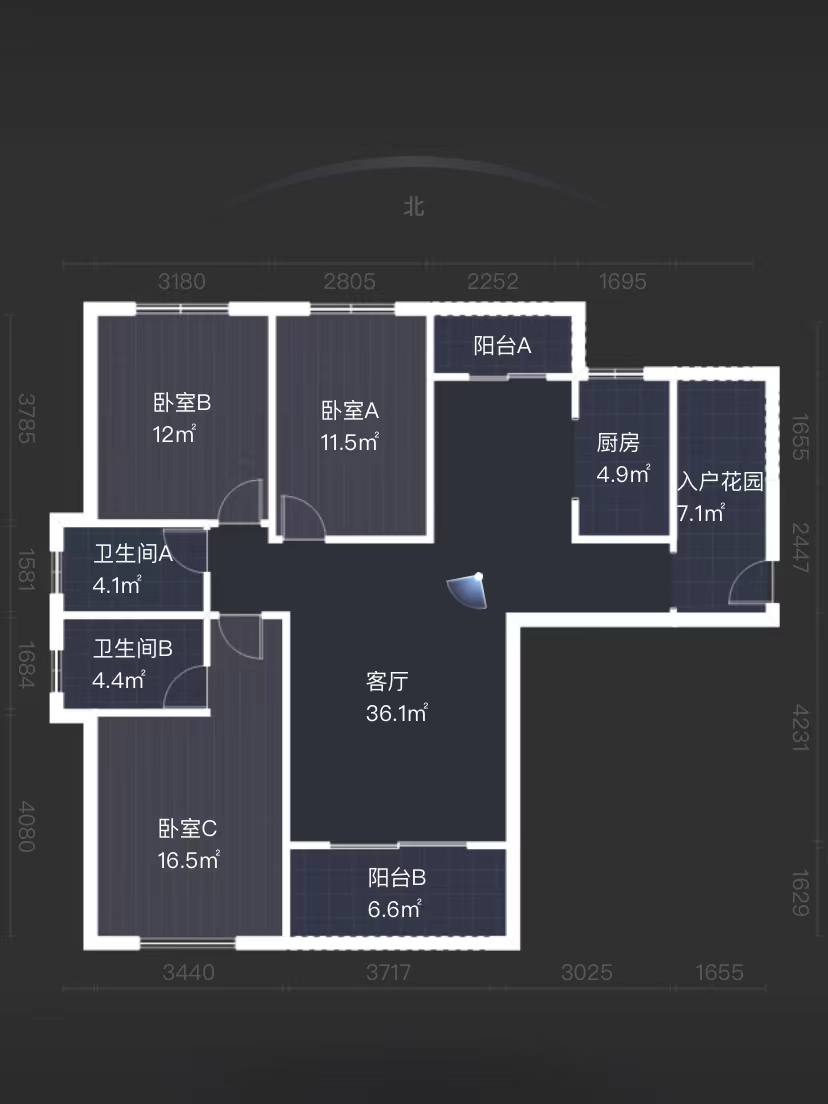 九八缔景城 3室2厅2卫 76.80万 九八缔景城 3室2厅2卫 76.80万室内图