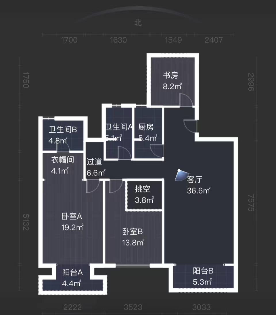 玫瑰御园  4室2厅2卫   160.00万