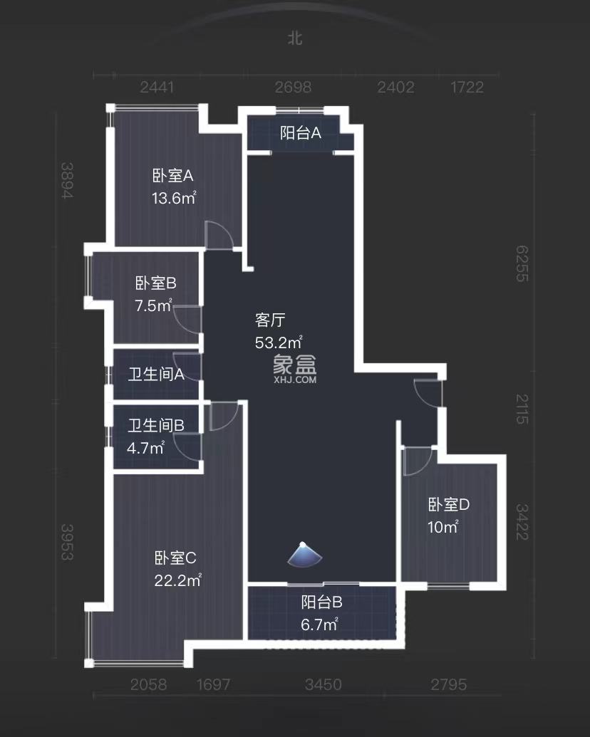 奥园养生城 4室2厅2卫 120.00万 奥园养生城 4室2厅2卫 120.00万室内图