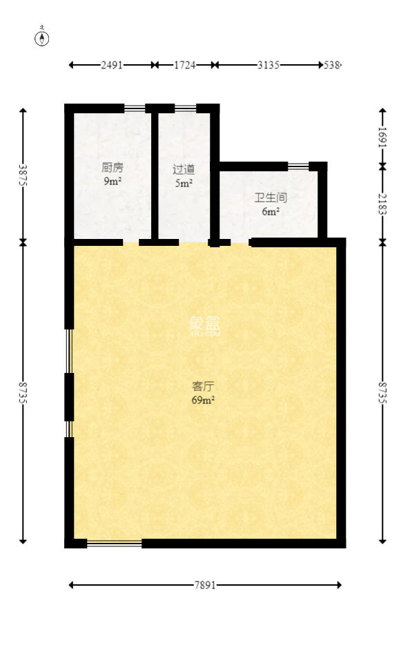 龙湾国际别墅  5室2厅4卫   418.00万室内图1