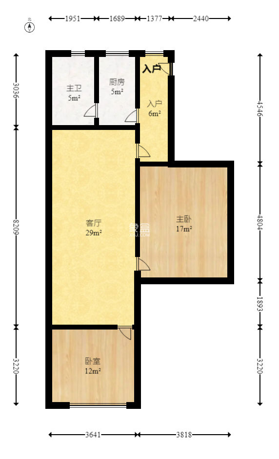 湖南第六工程有限公司机关小区（六公司机关大院）  2室1厅1卫   60.00万