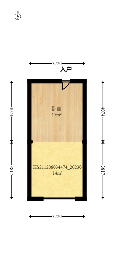 中建芙蓉工社  1室1厅1卫   24.00万室内图1
