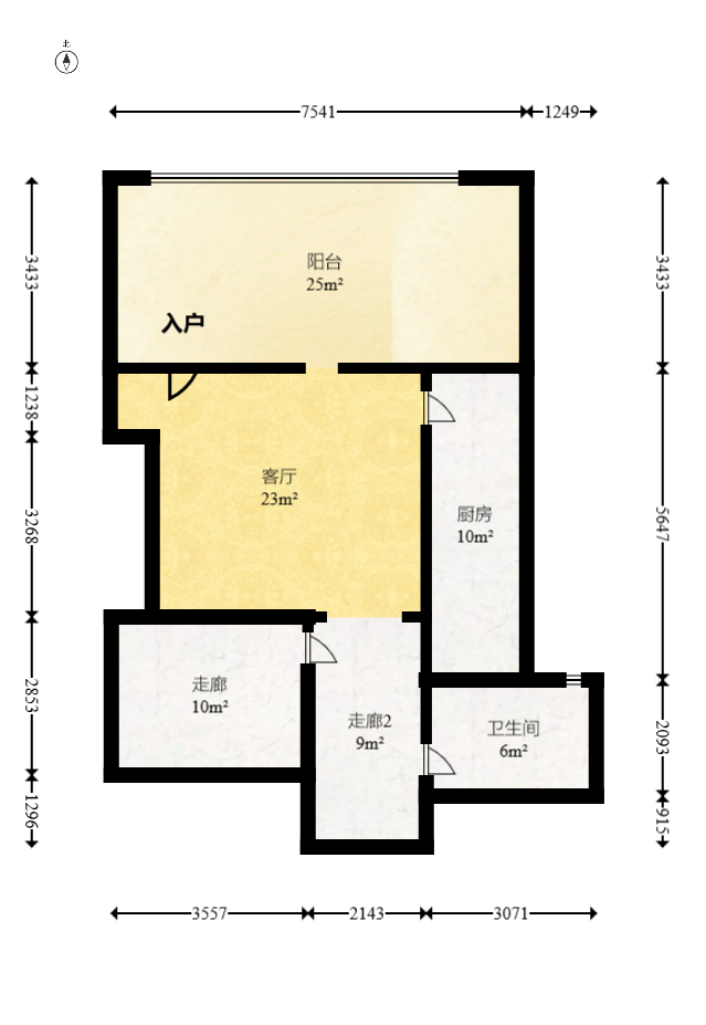 中交中央公园D2区  4室2厅3卫   395.00万室内图1