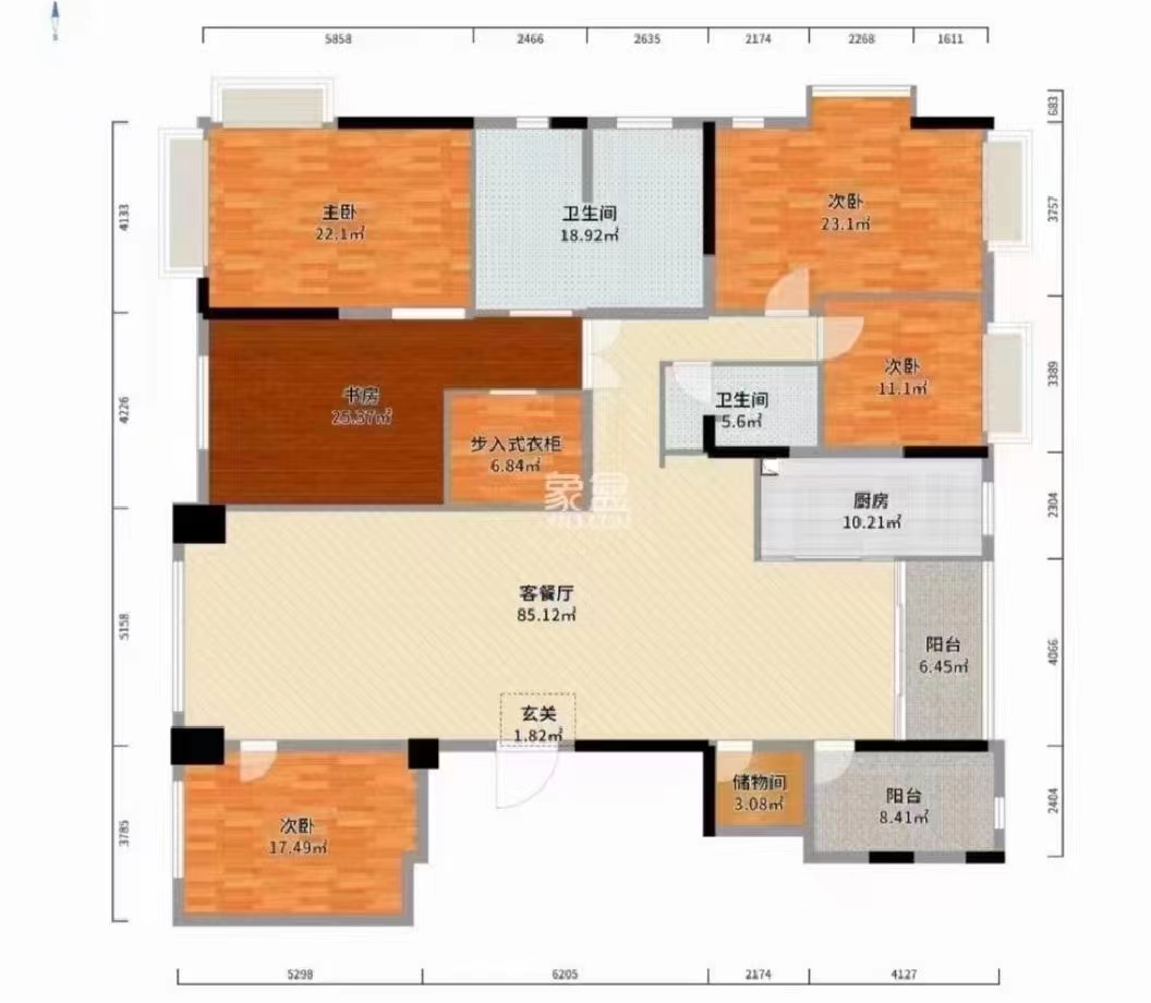 奥园养生城  5室2厅2卫   192.00万