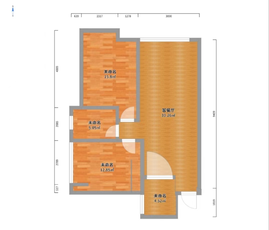 西郡佳园 2室2厅1卫 40.00万 西郡佳园 2室2厅1卫 40.00万室内图