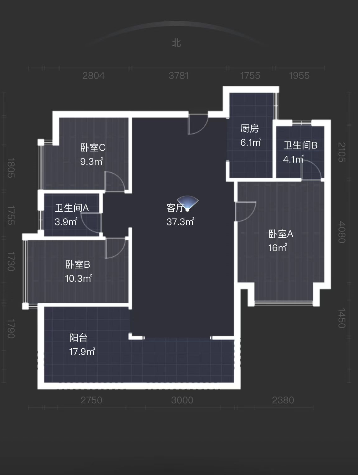 玫瑰御园  3室2厅1卫   79.80万
