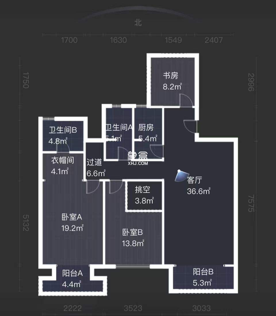 玫瑰御园  4室2厅1卫   180.00万