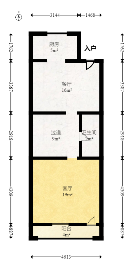 龙湖湘风原著（龙湖湘风星城）  4室2厅3卫    280.0万室内图1
