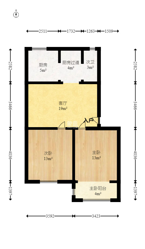 汽车发动机厂宿舍  2室2厅1卫   70.00万