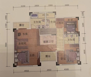 青龙湾(中央小镇) 5室3厅3卫 245.0万 青龙湾(中央小镇) 5室3厅3卫 245.0万室内图