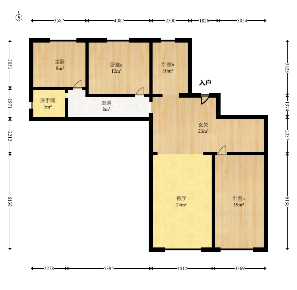 建发央著  4室2厅2卫   300.00万室内图1