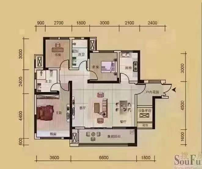 湘银星城  3室2厅2卫   55.00万 湘银星城  3室2厅2卫   55.00万室内图