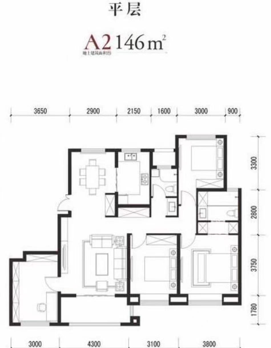 泰山一号  4室2厅2卫   76.00万