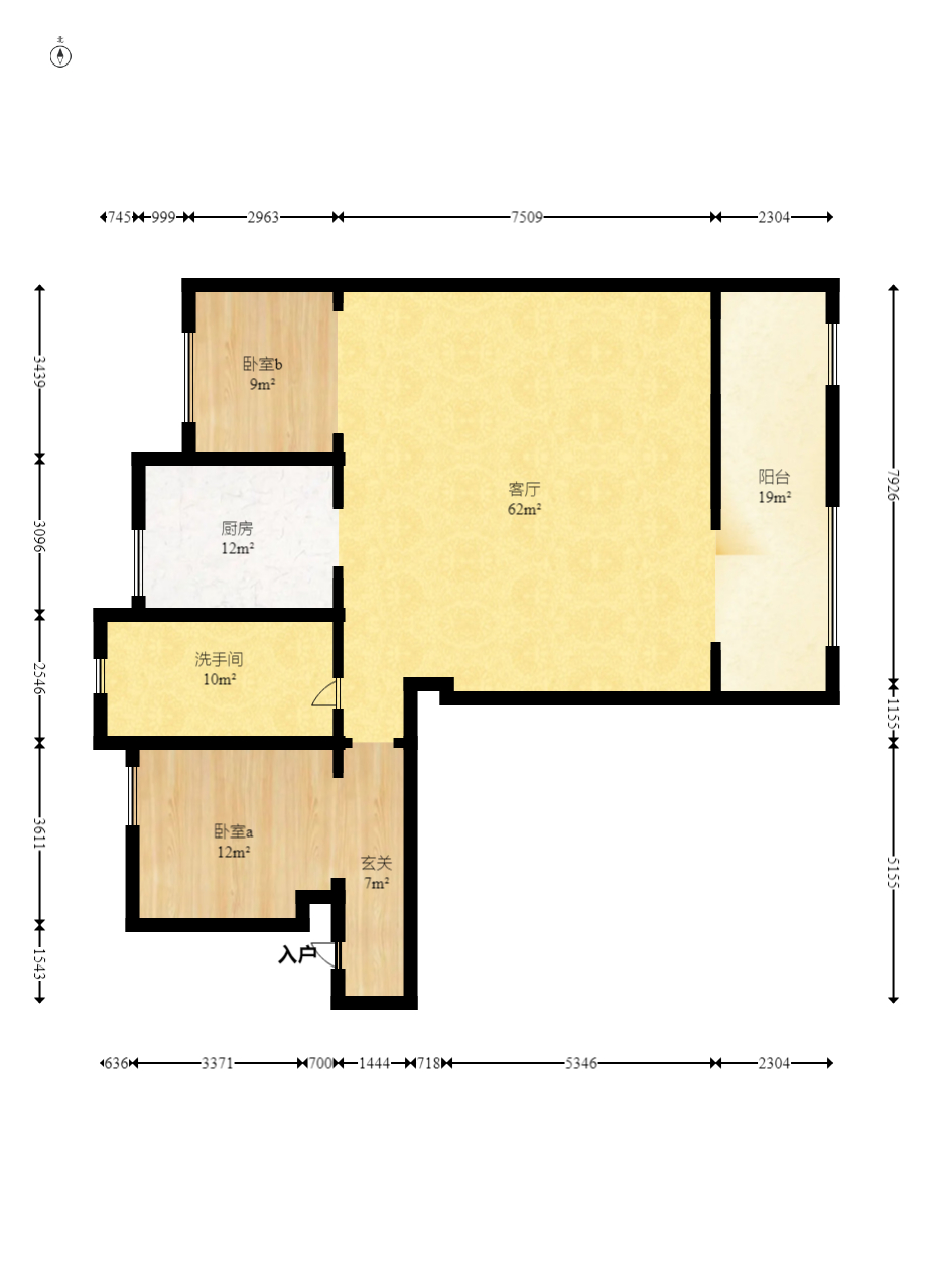 建发央著  5室2厅3卫   315.00万室内图1