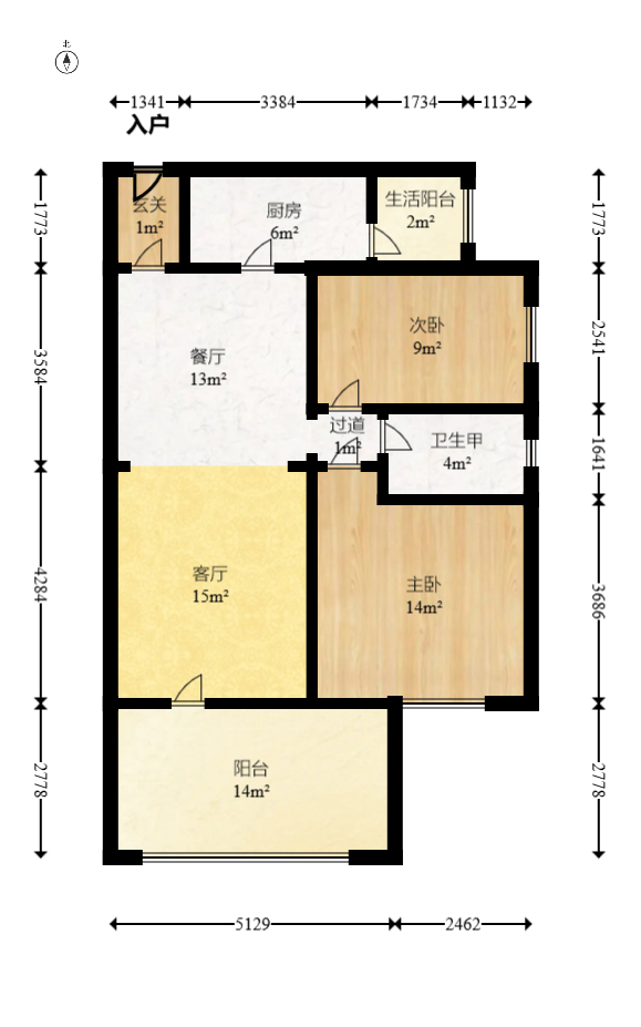 时代倾城三期  2室2厅1卫    84.5万 时代倾城三期  2室2厅1卫    84.5万户型图