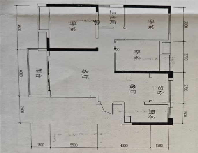 莱茵小镇 3室2厅1卫 55.00万 莱茵小镇 3室2厅1卫 55.00万室内图