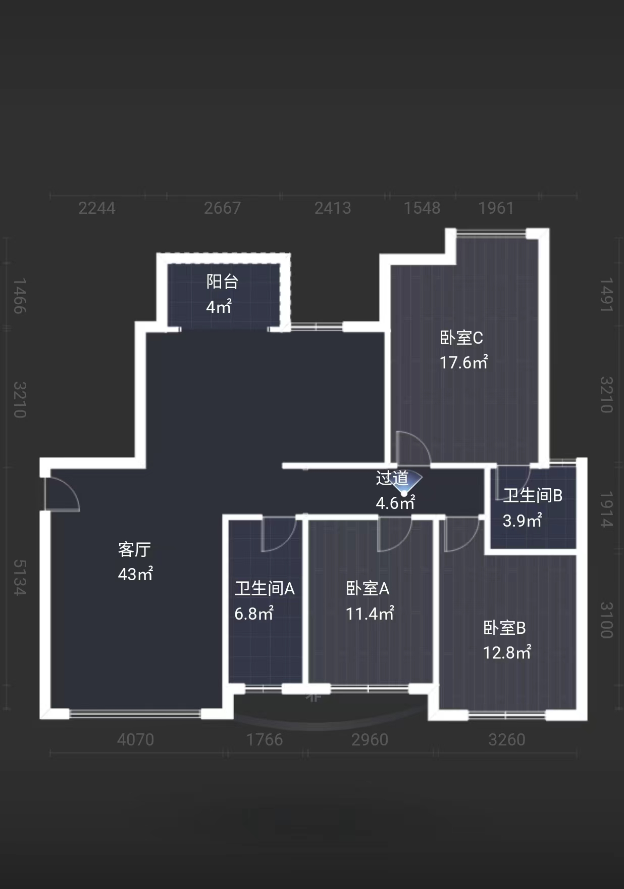 红盾雅园  3室2厅2卫   55.00万