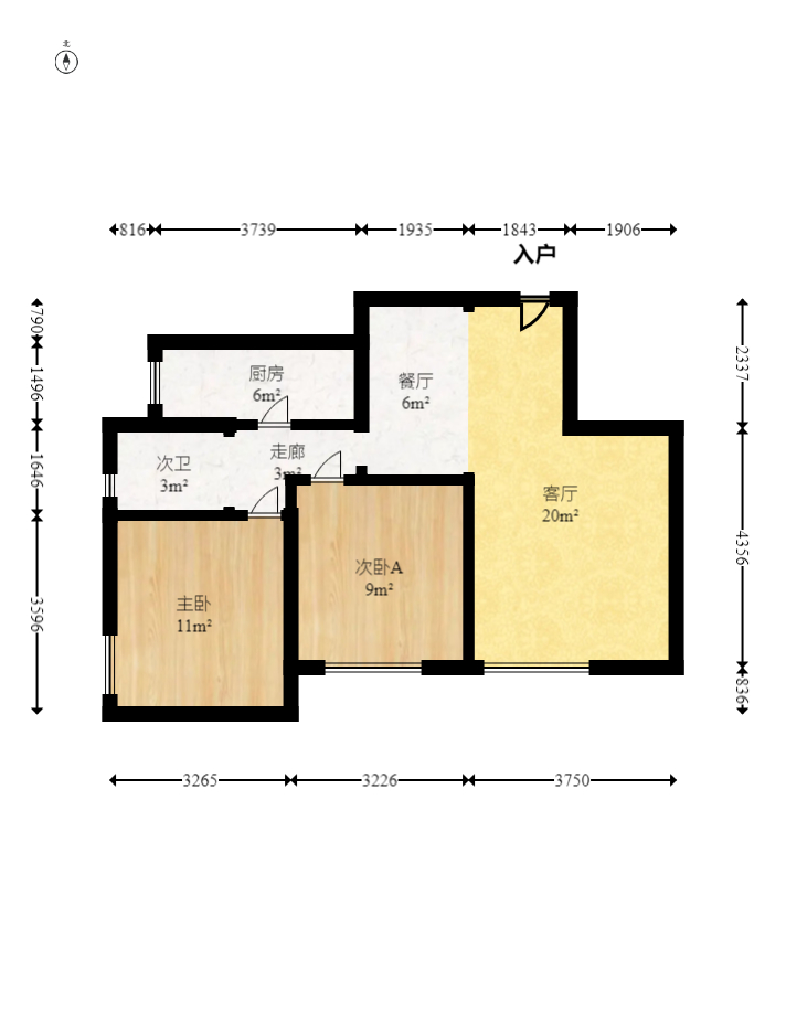 泊林晶城  2室2厅1卫    49.78万 泊林晶城  2室2厅1卫    49.78万户型图