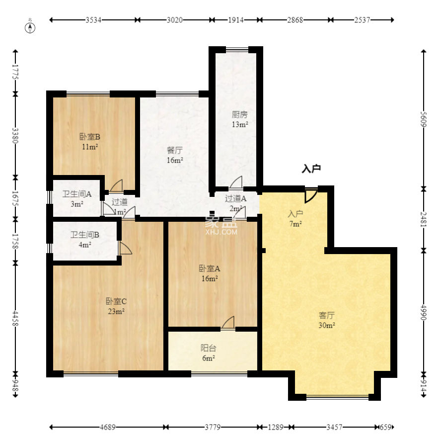 阳光嘉园  3室2厅1卫    139.98万