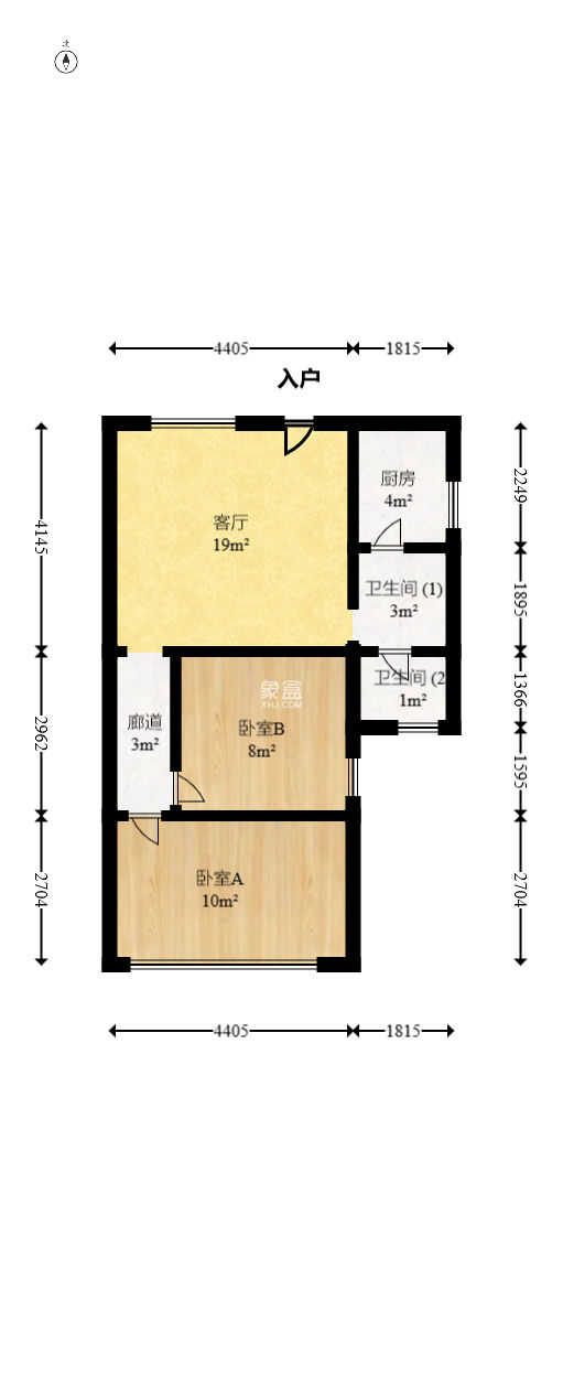 麓山枫情  2室1厅1卫   60.00万