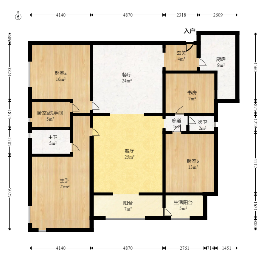 山水英伦海德广场  4室2厅2卫   239.80万 山水英伦海德广场  4室2厅2卫   239.80万户型图