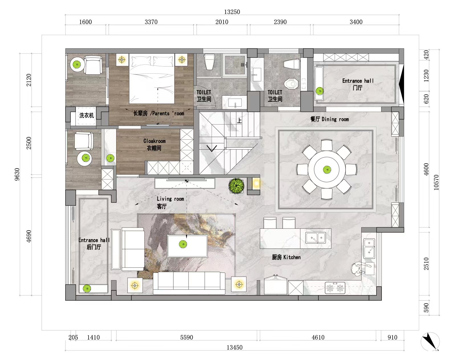 城市公园 5室2厅4卫 138.00万 城市公园 5室2厅4卫 138.00万室内图