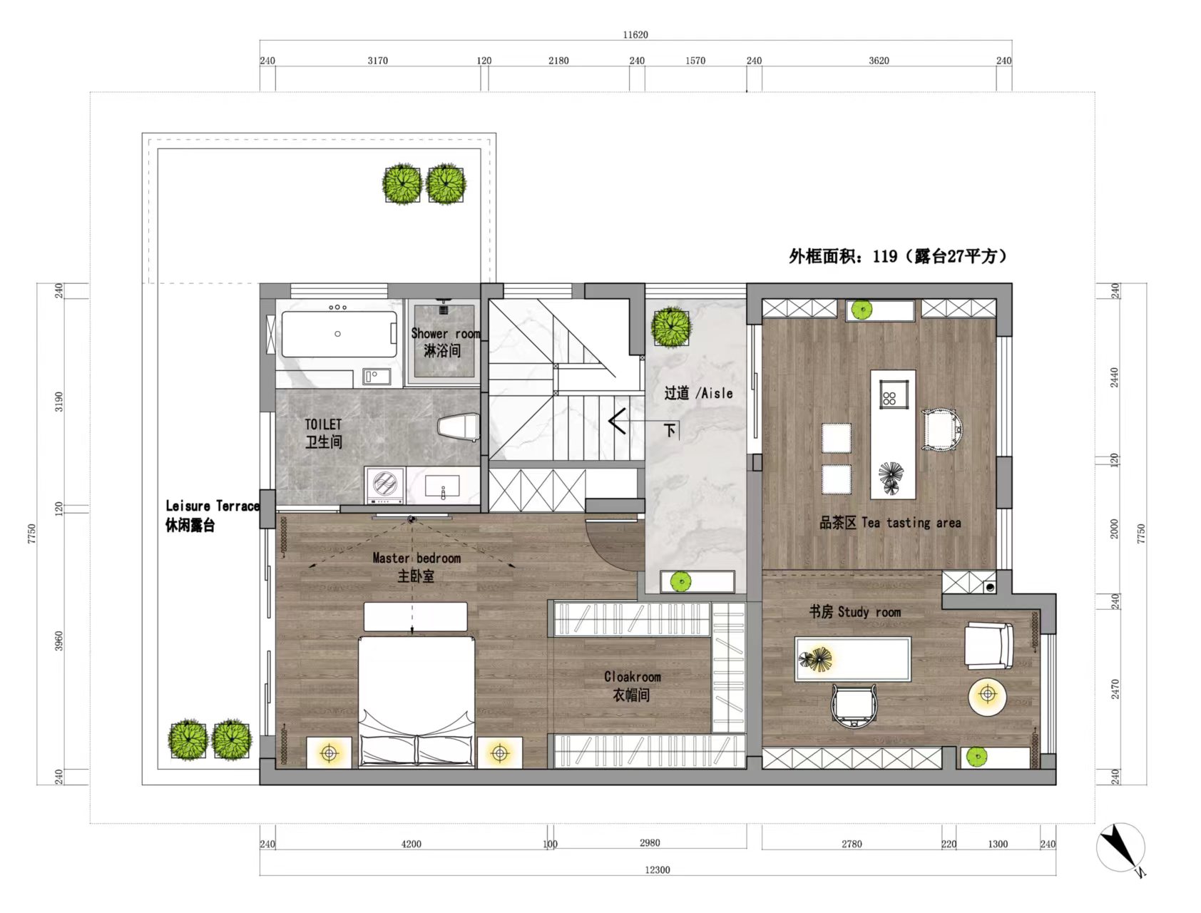 城市公园 5室2厅4卫 138.00万 城市公园 5室2厅4卫 138.00万室内图