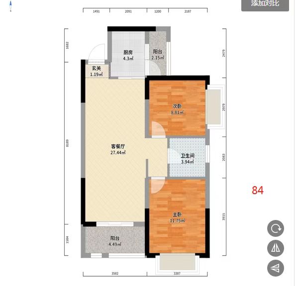 城市公园  2室1厅1卫    30.0万 城市公园  2室1厅1卫    30.0万客厅