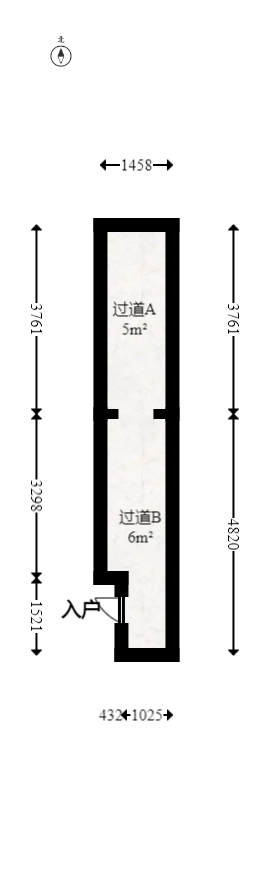 恒生碧水龙庭  3室2厅2卫   110.00万室内图1