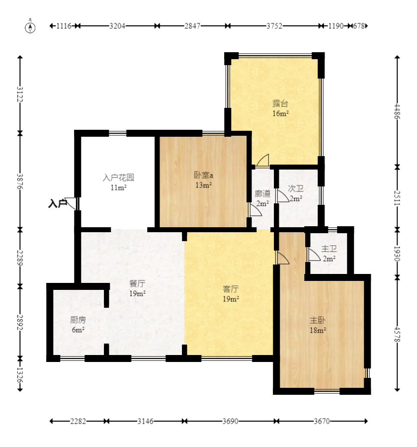 中冶中央公园 4室2厅4卫 221.0万 中冶中央公园 4室2厅4卫 221.0万户型图