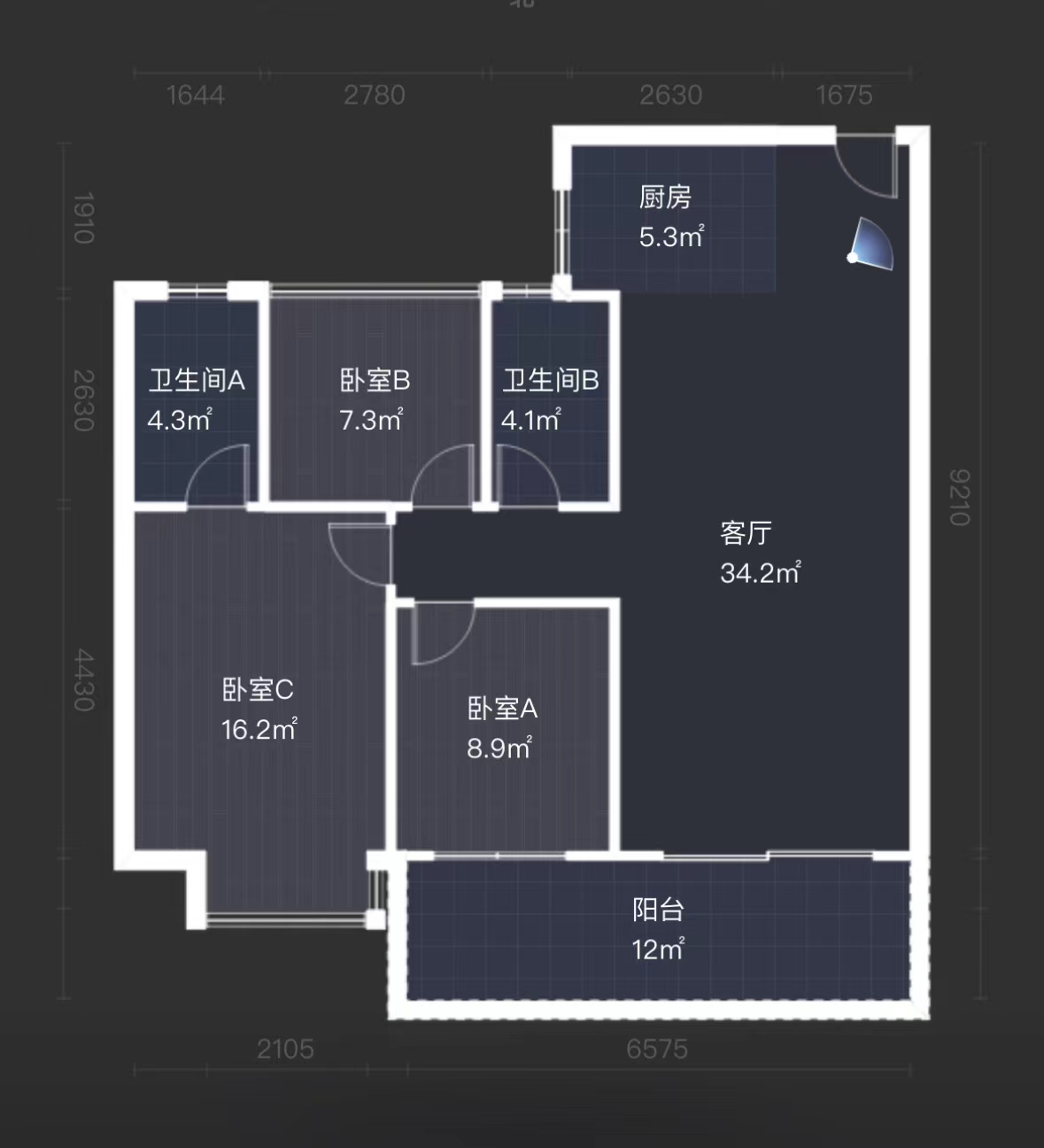 春藤小镇  3室2厅1卫   65.00万