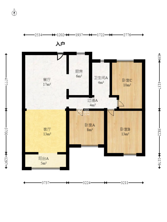 中建信和城  3室2廳1衛(wèi)   129.80萬