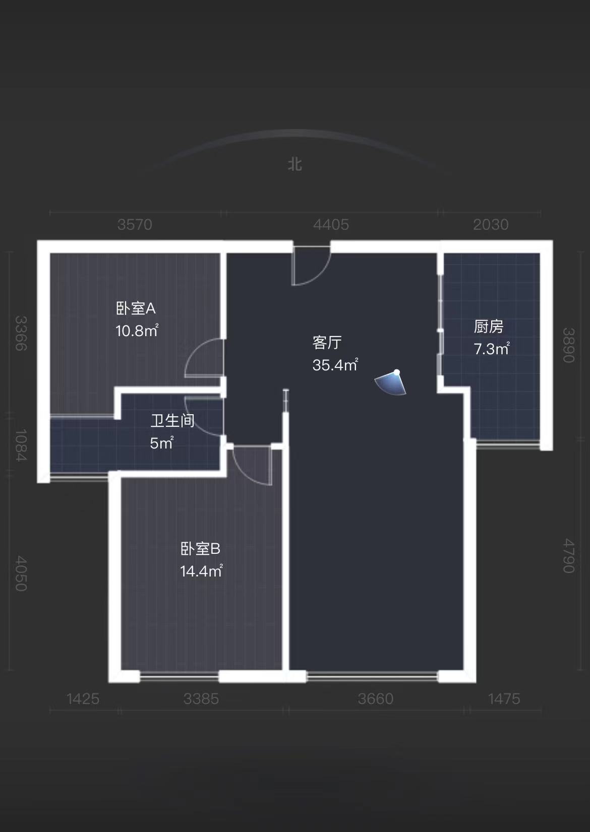 西郡佳园  2室2厅1卫   45.00万