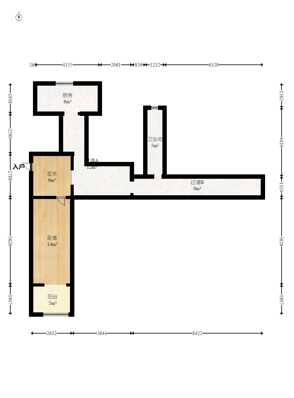归心苑  3室2厅2卫    199.99万室内图1