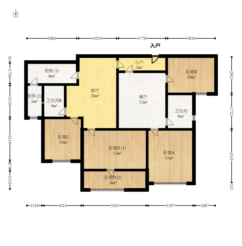 佳兆业云顶梅溪湖(佳兆业梅溪荟) 3室2厅2卫 110.00万 佳兆业云顶梅溪湖(佳兆业梅溪荟) 3室2厅2卫 110.00万户型图