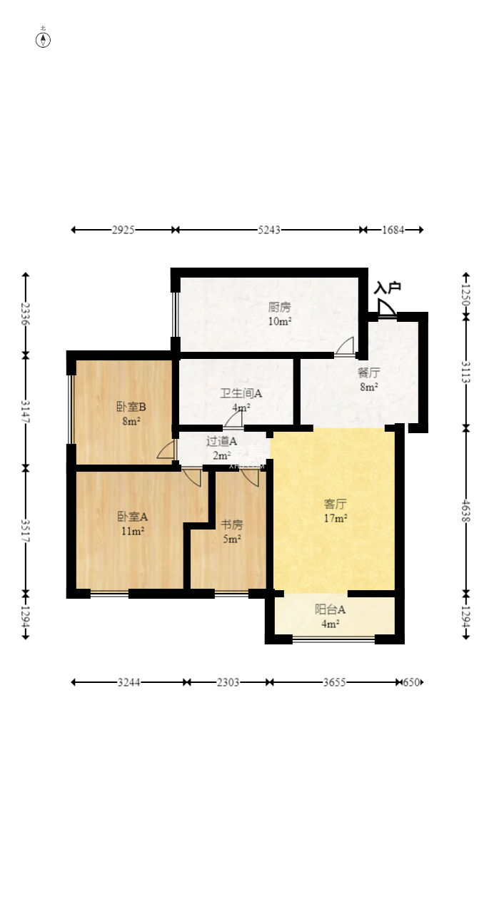 万科魅力之城锋镜里  4室2厅2卫   175.00万