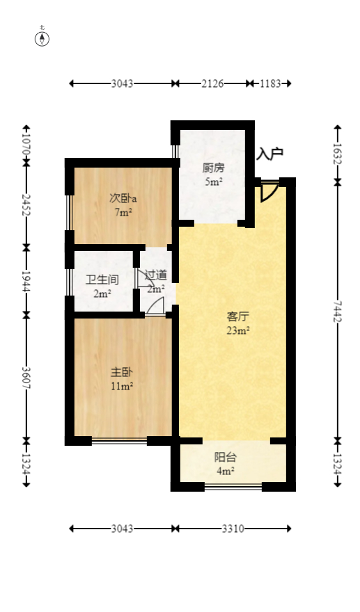 乾源国际  2室2厅1卫   64.30万 乾源国际  2室2厅1卫   64.30万户型图