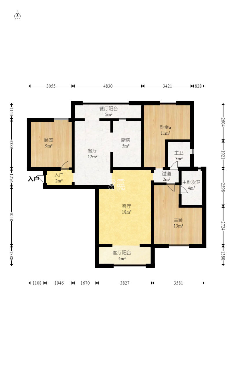 三一街区  3室2厅2卫   82.80万